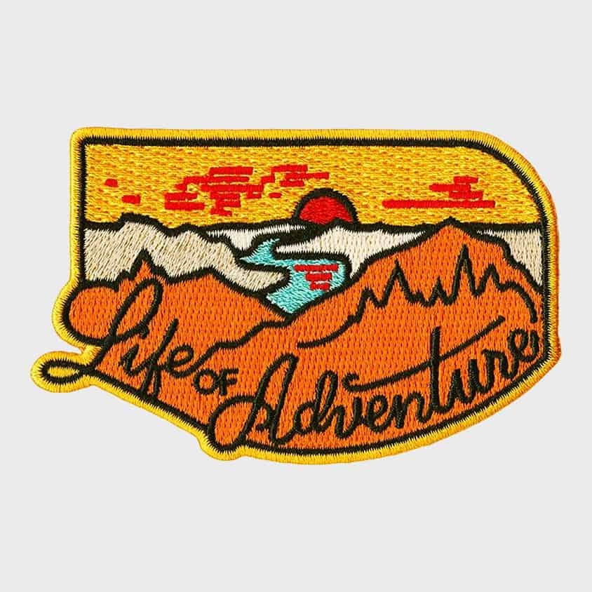 Life Of Adventure iron-on patch