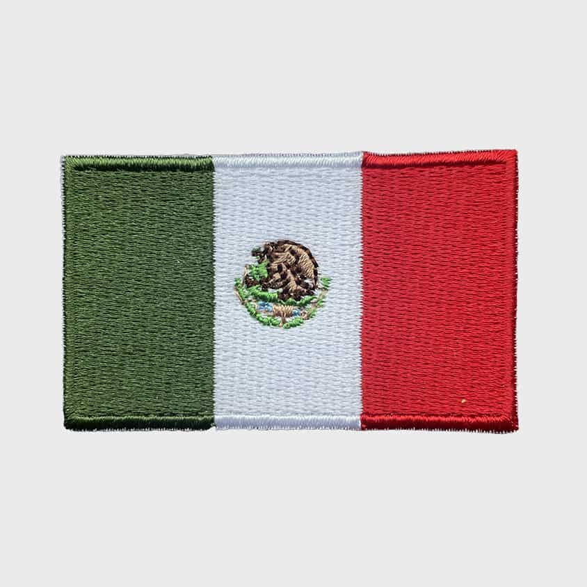 Mexican Flag iron-on patch