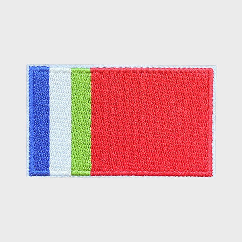 Moluccan Flag iron-on patch