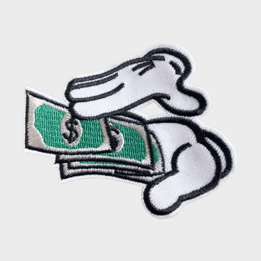 Money To Blow iron-on patch