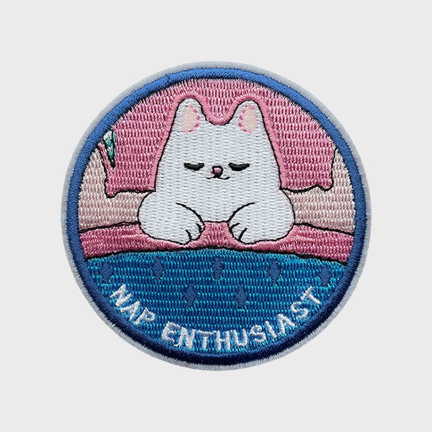 Nap Enthusiast iron-on patch