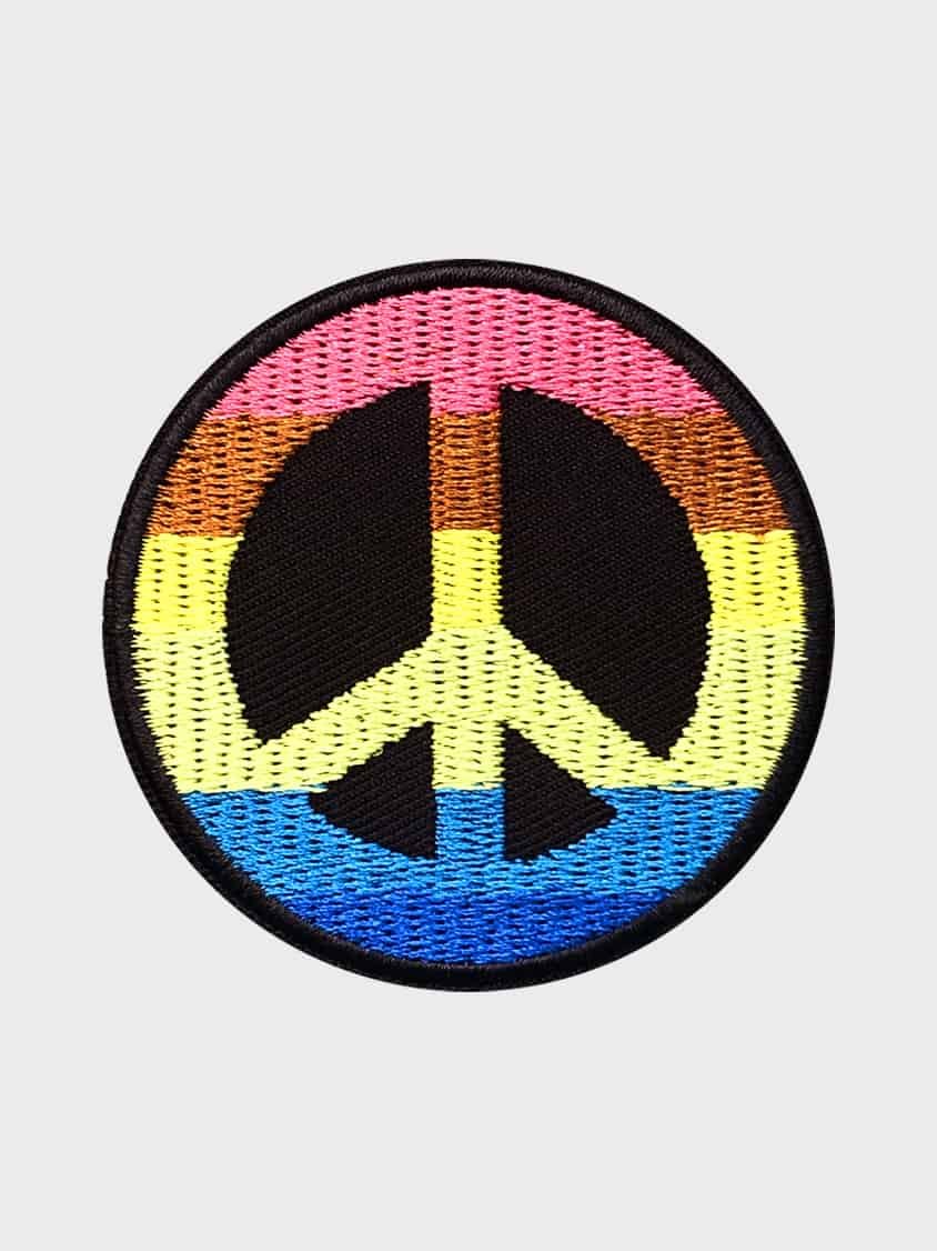 Peace Logo iron-on patch