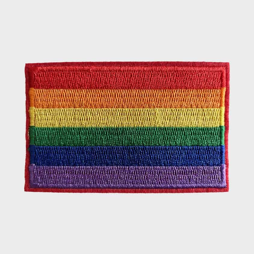 Rainbow LGBT Flag iron-on patch