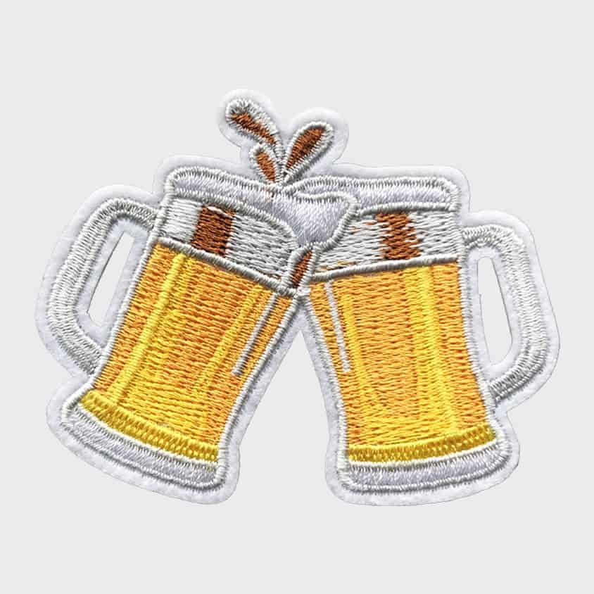 Beer iron-on patch