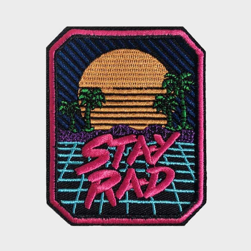 Stay Rad iron-on patch