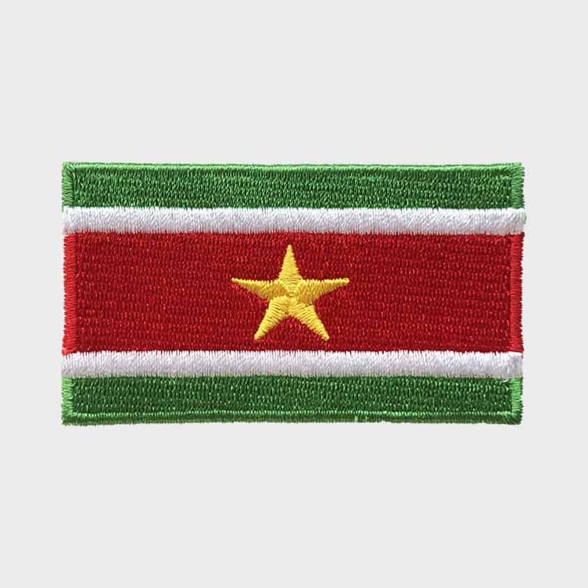 Suriname Flag iron-on patch