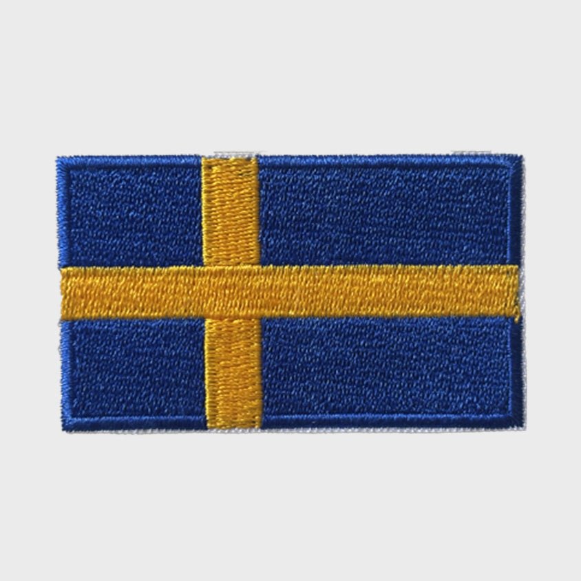 Swedish Flag iron-on patch