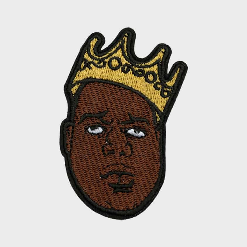 The Notorious B.I.G. iron-on patch