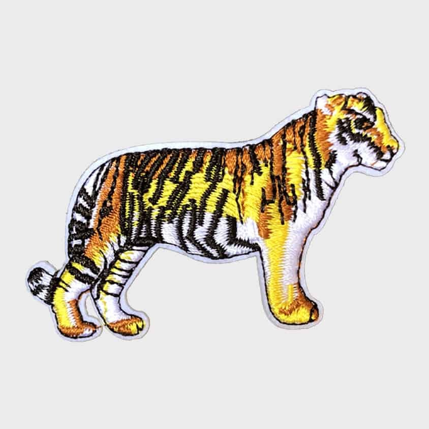 Tiger iron-on patch