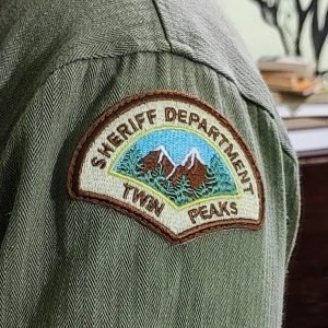 Twin Peaks ironed onto clothing