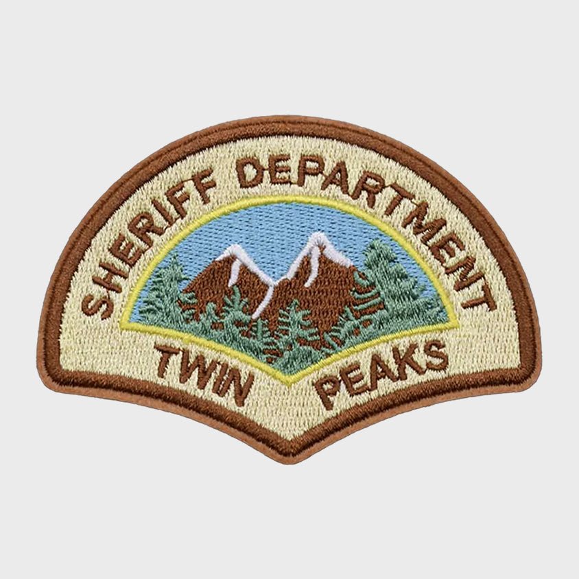 Twin Peaks iron-on patch