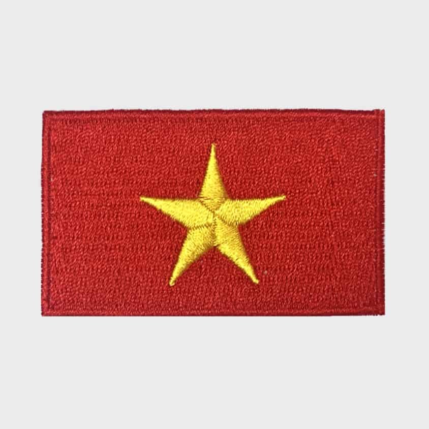 Vietnamese Flag iron-on patch