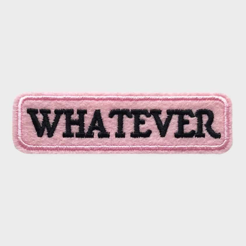 Whatever iron-on patch