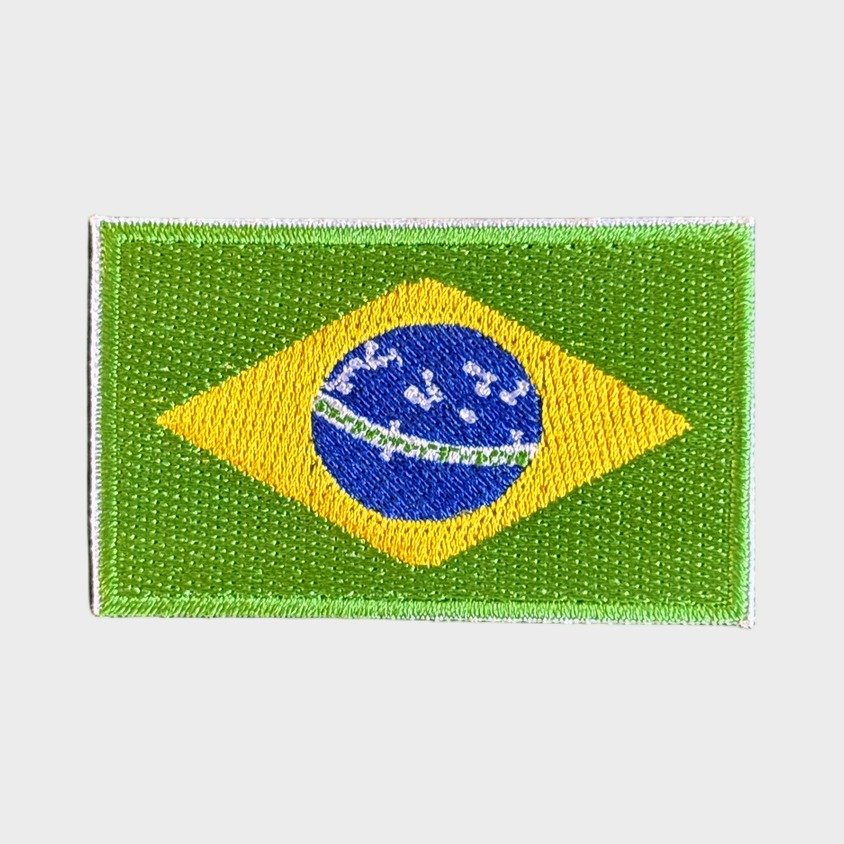 Brazilian Flag iron-on patch