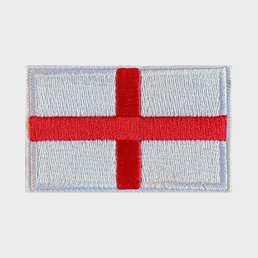 English Flag iron-on patch