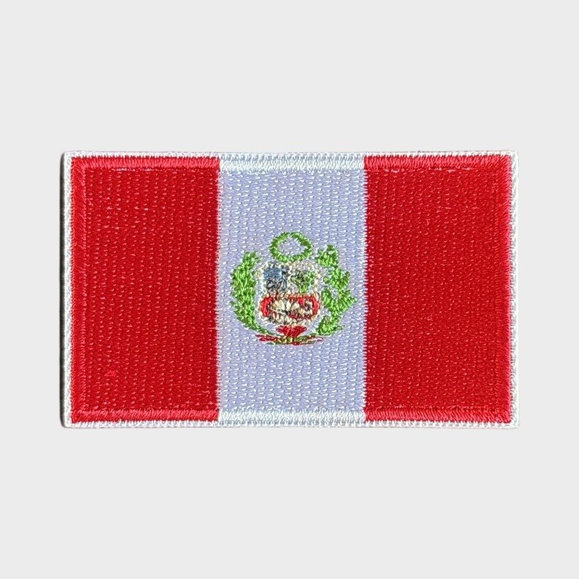 Peruvian Flag iron-on patch