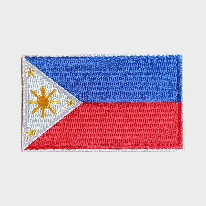 Philippine Flag iron-on patch