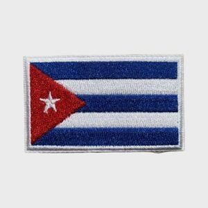 Cuban flag iron-on patch