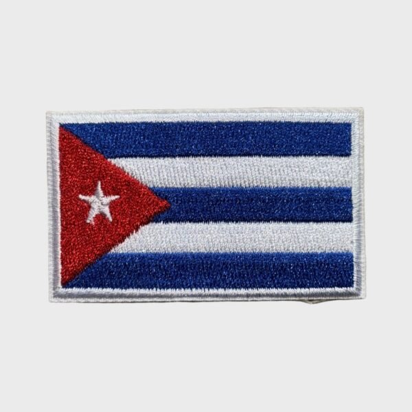 Cuban flag iron-on patch