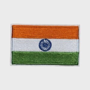 Indian flag iron-on patch