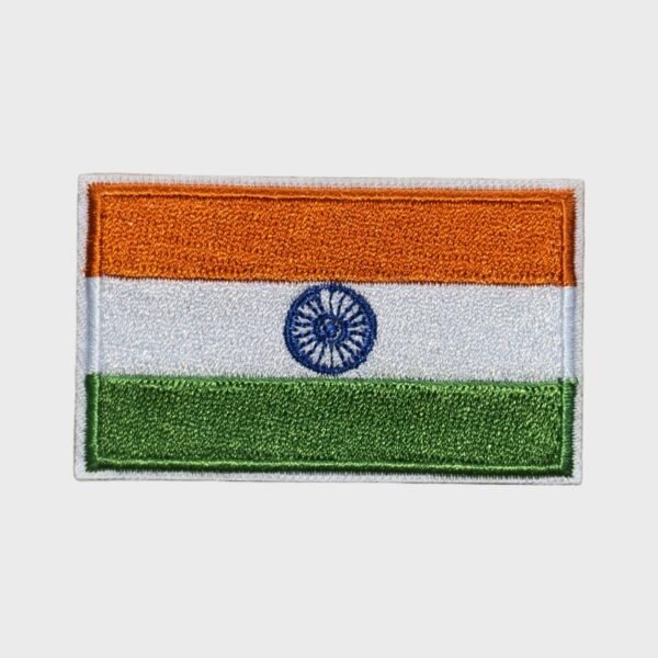 Indian flag iron-on patch