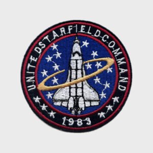 Starfield Command mission iron-on patch