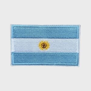 Argentinian flag iron-on patch
