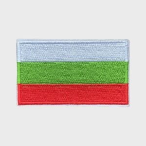 Bulgarian flag iron-on patch