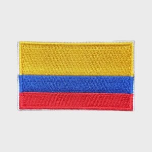 Colombian flag iron-on patch