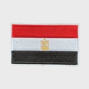 Egyptian flag iron-on patch
