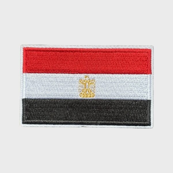 Egyptian flag iron-on patch